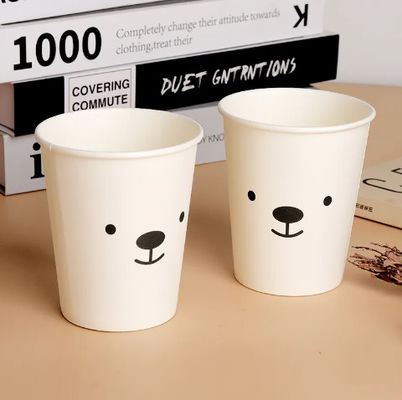 Έναχρονη PLA επικαλυμμένη 9oz 250ml Single Paper Cup μπορεί να προσαρμοστεί