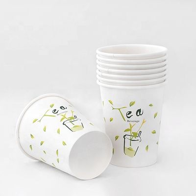 7oz 210ml βιοαποδομητέα φλιτζάνια τσαγιού Τυποποιημένα χαρτιά Φλιτζάνια καφέ
