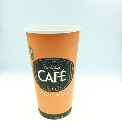 Περιβαλλοντικά φιλική προσαρμοσμένη 22oz 630ml απαλλαγμένη από πλαστικό επικαλυμμένη μεμονωμένη χάρτινη κούπα