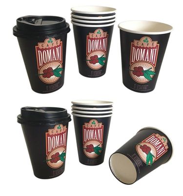 32oz 970ml Single Wall Paper Cup Προσαρμόσιμο λογότυπο Ετικέτα Φλιτζάνια καφέ για μία φορά