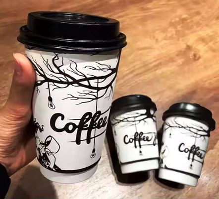 630cc 22oz Δύο στρώσεις χαρτιού Ποτήρια PE επικαλυμμένα