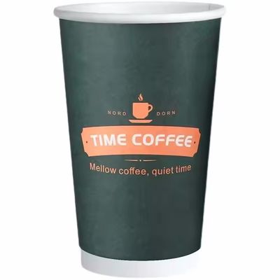 Ξαναχρησιμοποιήσιμο 630 ml διπλό τείχος χαρτί φλιτζάνι PLA επικαλυμμένο 22oz ποτό φλιτζάνι χαρτί