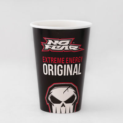 24oz 675ml Περιβαλλοντικά φιλικό μίας χρήσης PE Single Paper Cup με προσαρμοσμένο λογότυπο