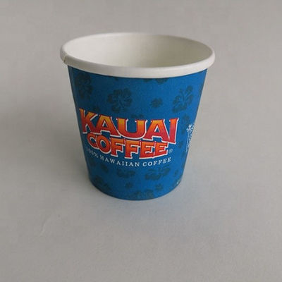 Προσαρμοσμένο Σχεδιασμό Λογότυπο 3.5oz 85ML διπλό PE μόνιμο χάρτινο φλιτζάνι