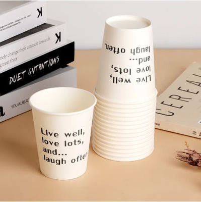 230 ml 8.5oz Single Wall Paper Cup PE επικαλυμμένο μίας χρήσης ποτήρι