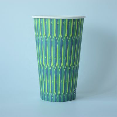 Ξαναχρησιμοποιήσιμο 12oz 430ml Single Paper Cup PLA Coating Περιβαλλοντικά φιλικό