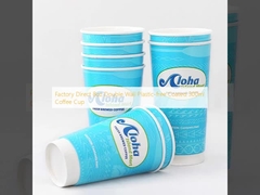 Φαρμακευτική απευθείας 8oz διπλό τοίχωμα χωρίς πλαστική επικάλυψη 300ml φλιτζάνι καφέ